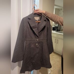 Jessica Simpson Dark Gray Blazer with Button Details